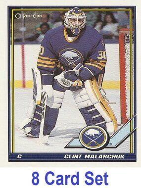 Clint Malarchuk Hockey Card Collection
